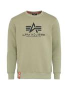 ALPHA INDUSTRIES Sweatshirt  mudderfarvet / oliven