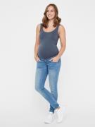 MAMALICIOUS Jeans 'Fifty'  blue denim / grå-meleret