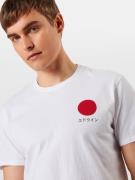 EDWIN Bluser & t-shirts 'Japanese Sun'  rød / sort / hvid