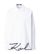 Karl Lagerfeld Bluse  sort / hvid