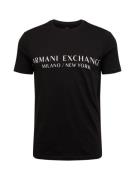 ARMANI EXCHANGE Bluser & t-shirts '8NZT72'  sort / hvid