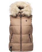 MARIKOO Vest 'Eisflöckchen'  taupe