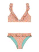 Shiwi Bikini 'BELLA'  blå / pastelblå / mørkeorange / pink