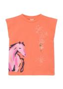 s.Oliver Bluser & t-shirts  fersken / lys pink / sort