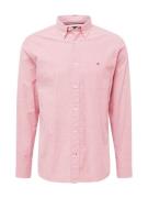 TOMMY HILFIGER Skjorte 'Flex'  navy / lys pink / offwhite