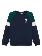 NAME IT Sweatshirt 'ROY'  kit / navy / smaragd