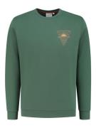 Shiwi Sweatshirt  mørkegrøn / orange