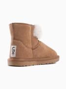 Gooce Snowboots 'Junia'  creme / kastaniebrun