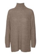 VERO MODA Pullover 'RIKI'  brun