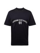ARMANI EXCHANGE Bluser & t-shirts  navy / hvid