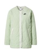 Nike Sportswear Overgangsjakke  lysegrøn / sort