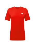 Nike Sportswear Bluser & t-shirts 'Club'  rød / hvid