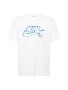 Nike Sportswear Bluser & t-shirts 'Futura'  lyseblå / hvid