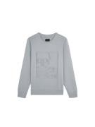 Scalpers Sweatshirt 'Engraving'  grå