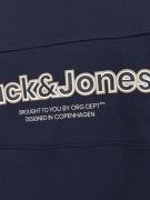 JACK & JONES Sweatshirt 'LAKEWOOD'  beige / blå / hvid