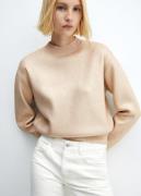 MANGO Pullover 'Bronzu'  beige