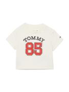 TOMMY HILFIGER Shirts '1985 VARSITY'  creme / rød / sort / hvid