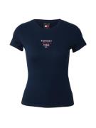 Tommy Jeans Shirts 'ESSENTIAL'  navy / brandrød / offwhite