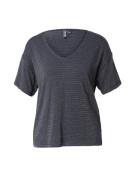 PIECES Shirts 'Billo'  natblå / sølv