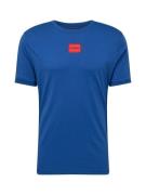 HUGO Bluser & t-shirts 'Diragolino212'  ultramarinblå / rød / sort