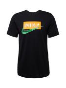 Nike Sportswear Bluser & t-shirts  græsgrøn / orange / sort / hvid
