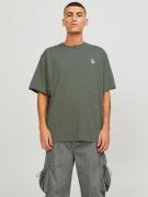 JACK & JONES Bluser & t-shirts 'Triangle'  grøn / pastelgrøn / koral /...