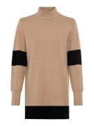 heine Pullover  camel / sort