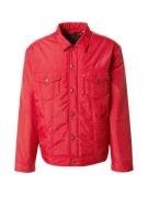 LEVI'S ® Overgangsjakke 'Relaxed Fit Padded Truck'  rød