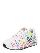SKECHERS Sneaker low 'UNO-SPREAD THE LOVE'  turkis / pink / sort / hvi...