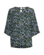 Kaffe Bluse 'Riana'  blandingsfarvet / sort