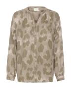 Kaffe Bluse 'Pursula'  beige / khaki