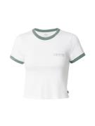 LEVI'S ® Shirts 'Graphic Mini Ringer'  lysegrå / æble / hvid