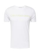 Calvin Klein Jeans Bluser & t-shirts  citrongul / hvid