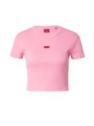 HUGO Shirts 'Deluisa'  lys pink / rød / sort