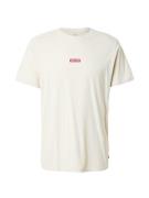 LEVI'S ® Bluser & t-shirts 'SS Relaxed Baby Tab Tee'  creme / rød