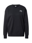 UNDER ARMOUR Sportsweatshirt 'Essential'  sort / hvid