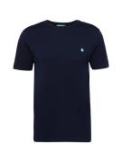 UNITED COLORS OF BENETTON Bluser & t-shirts  natblå / jade / hvid
