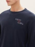 TOM TAILOR Bluser & t-shirts  marin / rød / hvid