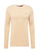 Tommy Jeans Pullover 'Essential'  beige / navy / rød / hvid