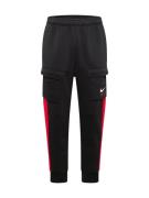 Nike Sportswear Cargobukser 'AIR'  rød / sort / hvid
