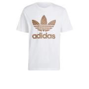 ADIDAS ORIGINALS Bluser & t-shirts  brun / mørkebrun / hvid