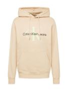 Calvin Klein Jeans Sweatshirt  sand / lysegrøn / sort