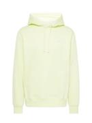 Nike Sportswear Sweatshirt 'Club Fleece'  lysegrøn / hvid