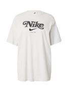 Nike Sportswear Oversized bluse  lysegrå / sort