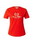 TOMMY HILFIGER Shirts  navy / lys rød / uldhvid