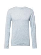 JACK & JONES Pullover 'Elinen'  blue denim / sort / hvid