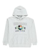 Abercrombie & Fitch Sweatshirt 'TECH'  grå-meleret / orange / sort / o...