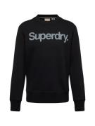Superdry Sweatshirt 'CITY'  grå / sort