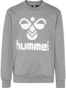 Hummel Sportsweatshirt 'Dos'  grå-meleret / hvid