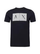 ARMANI EXCHANGE Bluser & t-shirts  mørkeblå / hvid